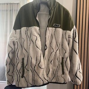 Shein Rare fur "SPACE" jacket size L